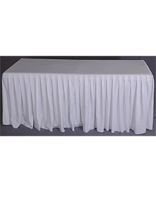 Table Skirt - Envelope Style - Box Pleat