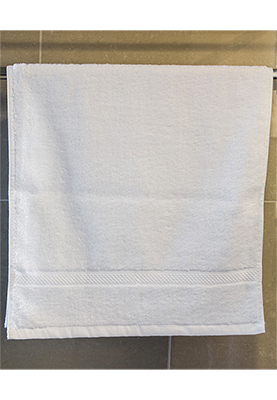 Hand Towel with Dobby Border