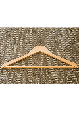 Security Wooden Hanger without Clip