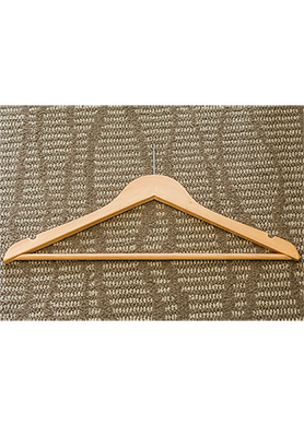 Security Wooden Hanger  without Clip