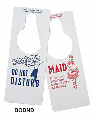 Do Not Disturb Sign