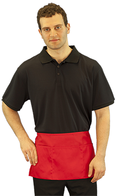 Waitress Apron with 3 Pockets