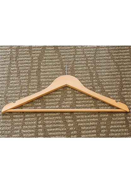 Security Wooden Hanger  without Clip