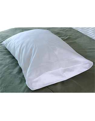 Polycotton Unquilted Pillow Protector - Envelope Closure Style