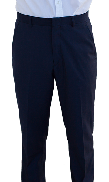 Men’s Dress Pant (30% Wool  70% Polyester) - Flat Front